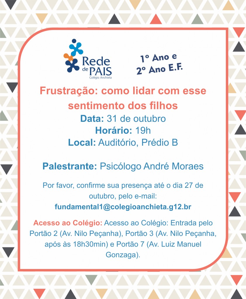 Rede de Pais - 1º e 2º Ano EF 